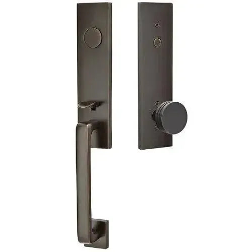 EmtekEmtek Dummy Davos Tubular Entrance Handleset With Bern Knob in