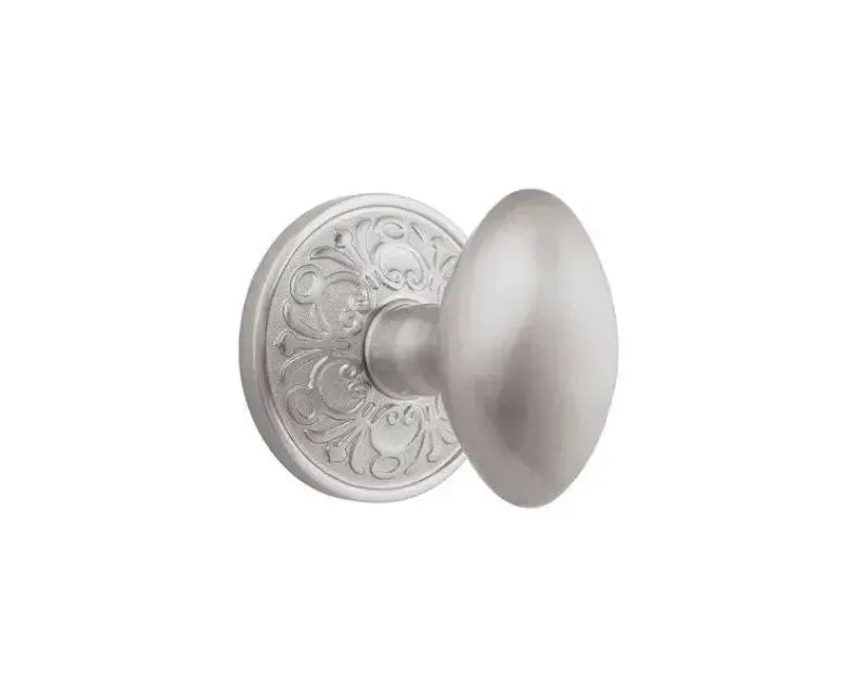 Emtek Egg Knob with Lancaster Rosette in