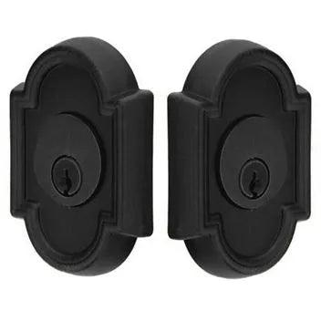 Emtek Double Cylinder #11 Tuscany Bronze Keyed Deadbolt in Flat Black Bronze Patina finish
