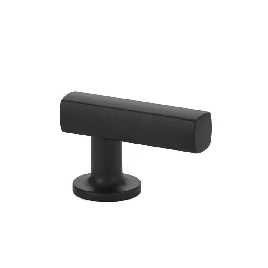 Emtek Freestone Finger Cabinet Pull Flat Black