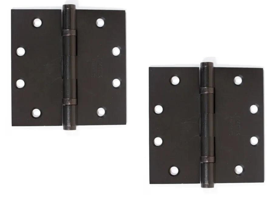 EmtekEmtek Heavy Duty Solid Brass Ball Bearing Hinge, 4.5" x 4.5" with Square Corners in