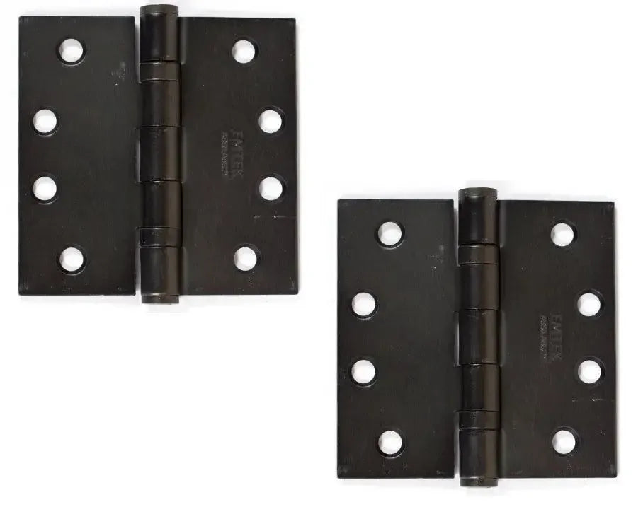 EmtekEmtek Heavy Duty Steel Ball Bearing Hinge, 4" x 4" with Square Corners in