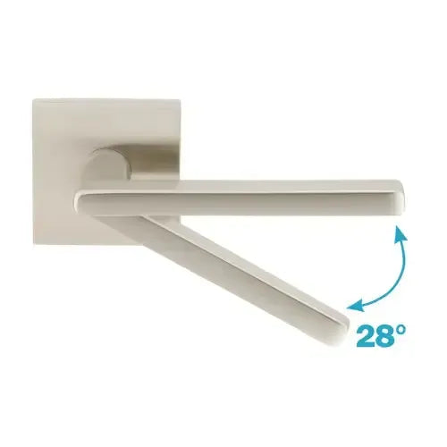 Emtek Lever 28 Degree Latch Upgrade in finish