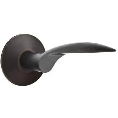 Emtek Mercury Lever With Modern Rosette Oil Rubbed Bronze