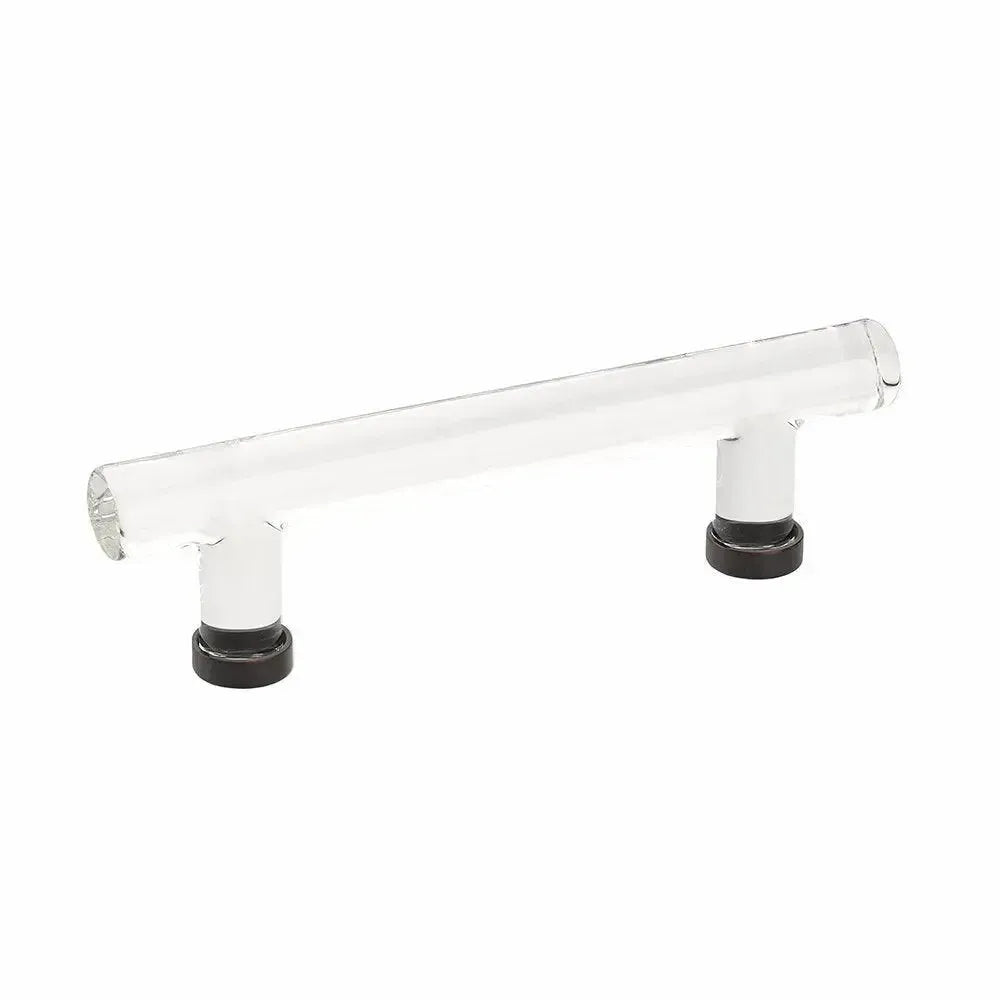 Emtek Modern Glass Bar Cabinet Pull Oil Rubbed Bronze