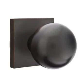 EmtekEmtek Orb Knob with Square Rosette in