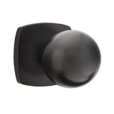 Emtek Orb Knob with Urban Modern Rosette in