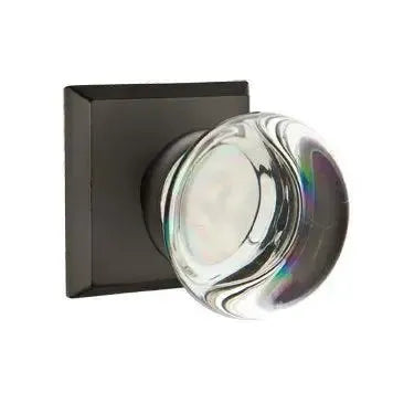 Emtek Providence Crystal Knob with #6 Rosette in