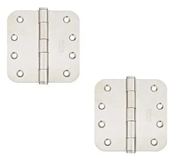 EmtekEmtek Residential Duty Stainless Steel Plain Bearing Hinge, 4" x 4" with 5/8" Radius Corners in
