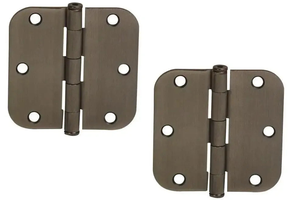 EmtekEmtek Residential Duty Steel Plain Bearing Hinge 3.5" x 3.5" with 5/8" Radius Corners in