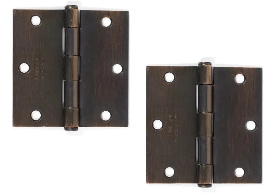 EmtekEmtek Residential Duty Steel Plain Bearing Hinge, 3.5" x 3.5" with Square Corners in