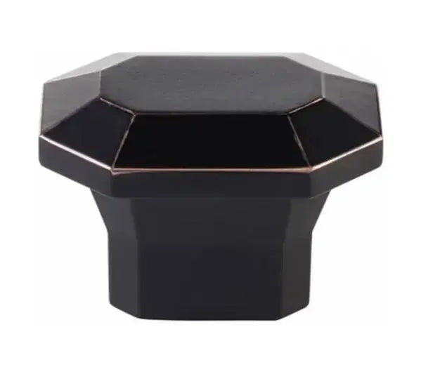 Emtek Riviera Rectangle Knob in Oil Rubbed Bronze finish