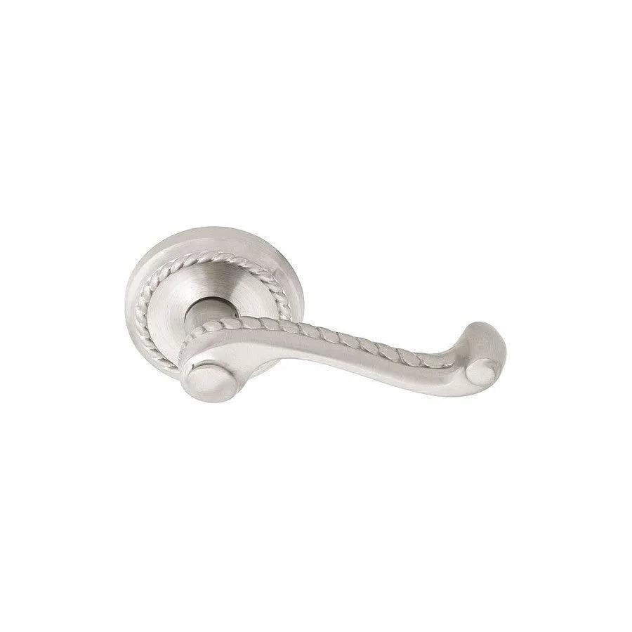 Emtek Rope Lever with Rope Rosette Satin Nickel