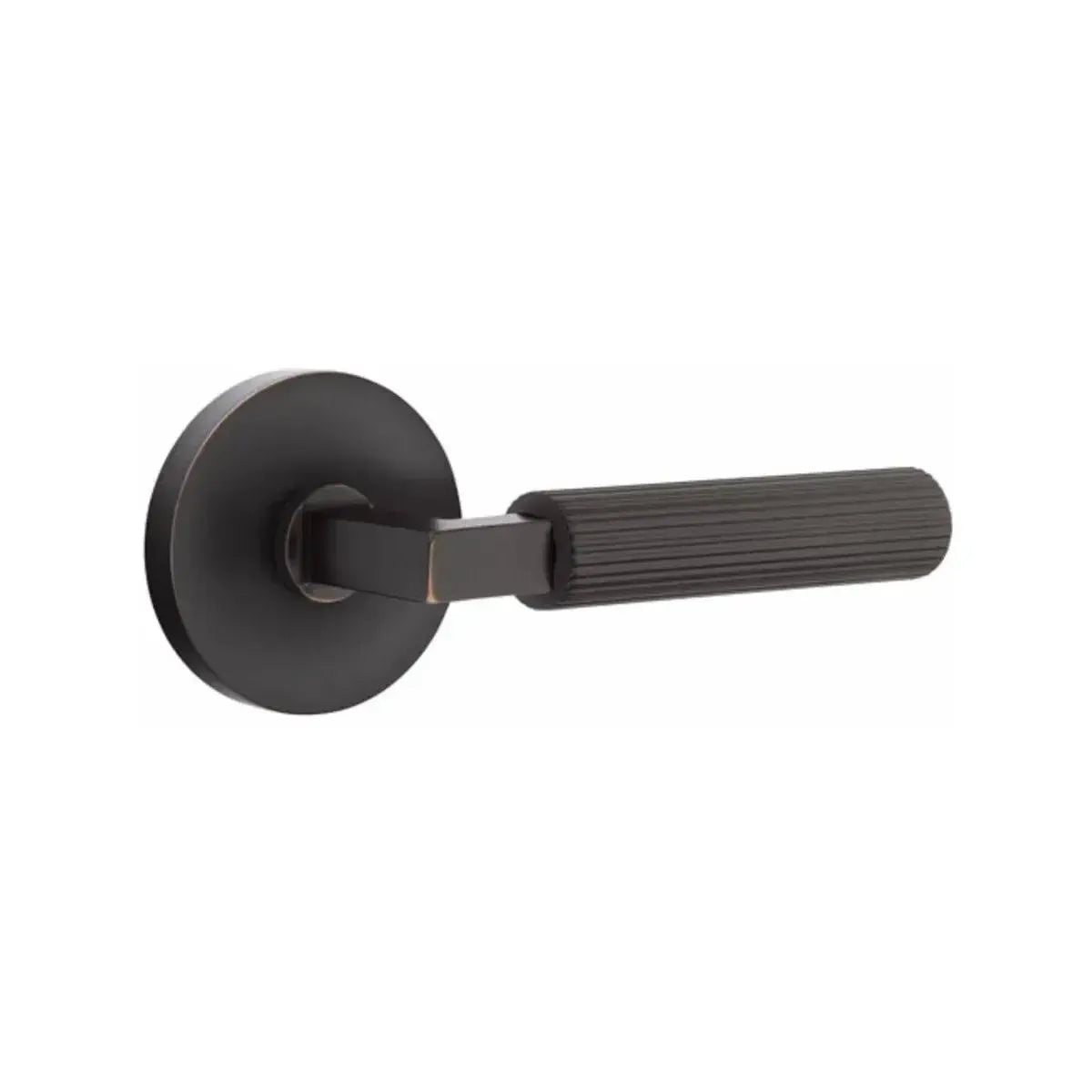 EmtekEmtek Select L-Square Straight Knurled Lever with Disk Rosette in
