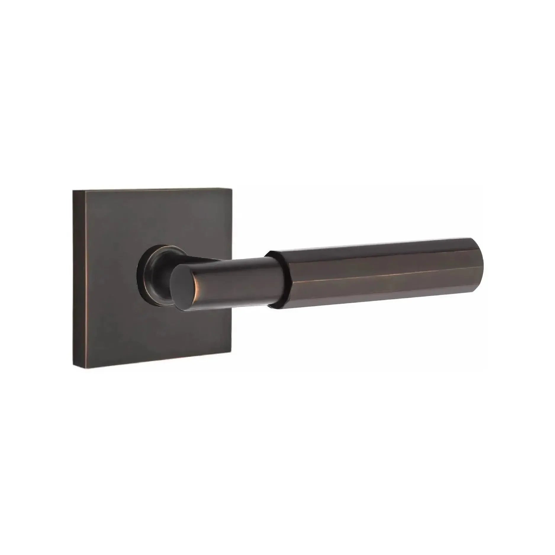 EmtekEmtek Select T-Bar Faceted Lever with Square Rosette in