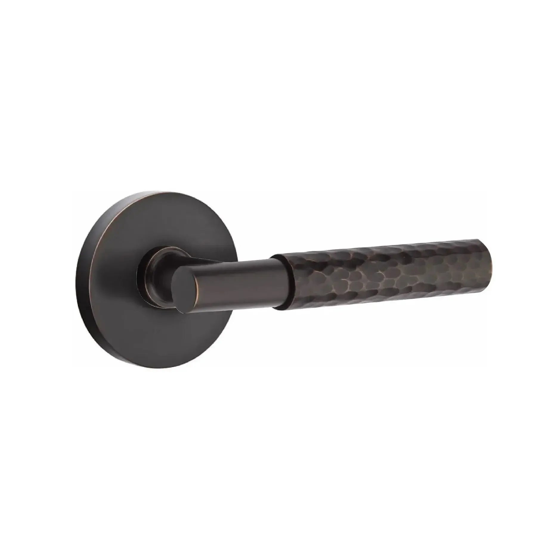 EmtekEmtek Select T-Bar Hammered Lever with Disk Rosette in