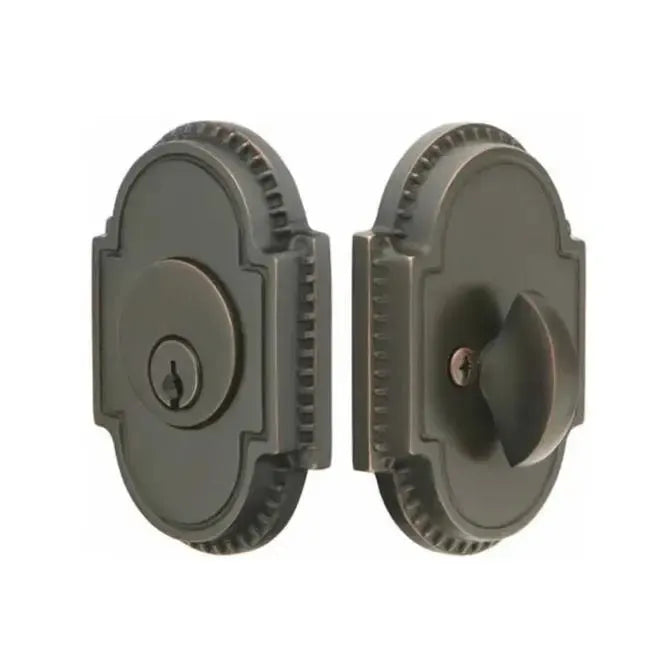 Emtek Single Cylinder Knoxville Keyed Deadbolt in Oil Rubbed Bronze finish