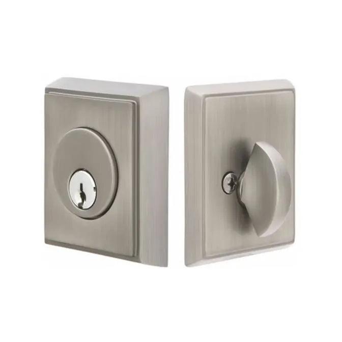 EmtekEmtek Single Cylinder Rectangular Keyed Deadbolt in
