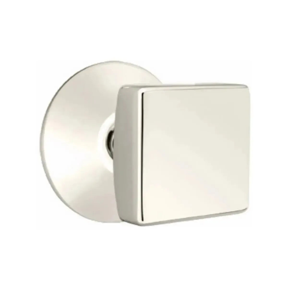 Emtek Square Knob with Modern Rosette in