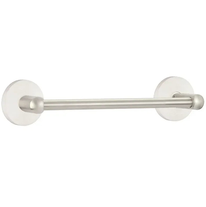 EmtekEmtek Stainless Steel Towel Bar with Disk Rosette in