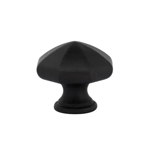 Emtek Tuscany Bronze Octagon Cabinet Knob in Flat Black Bronze Patina finish