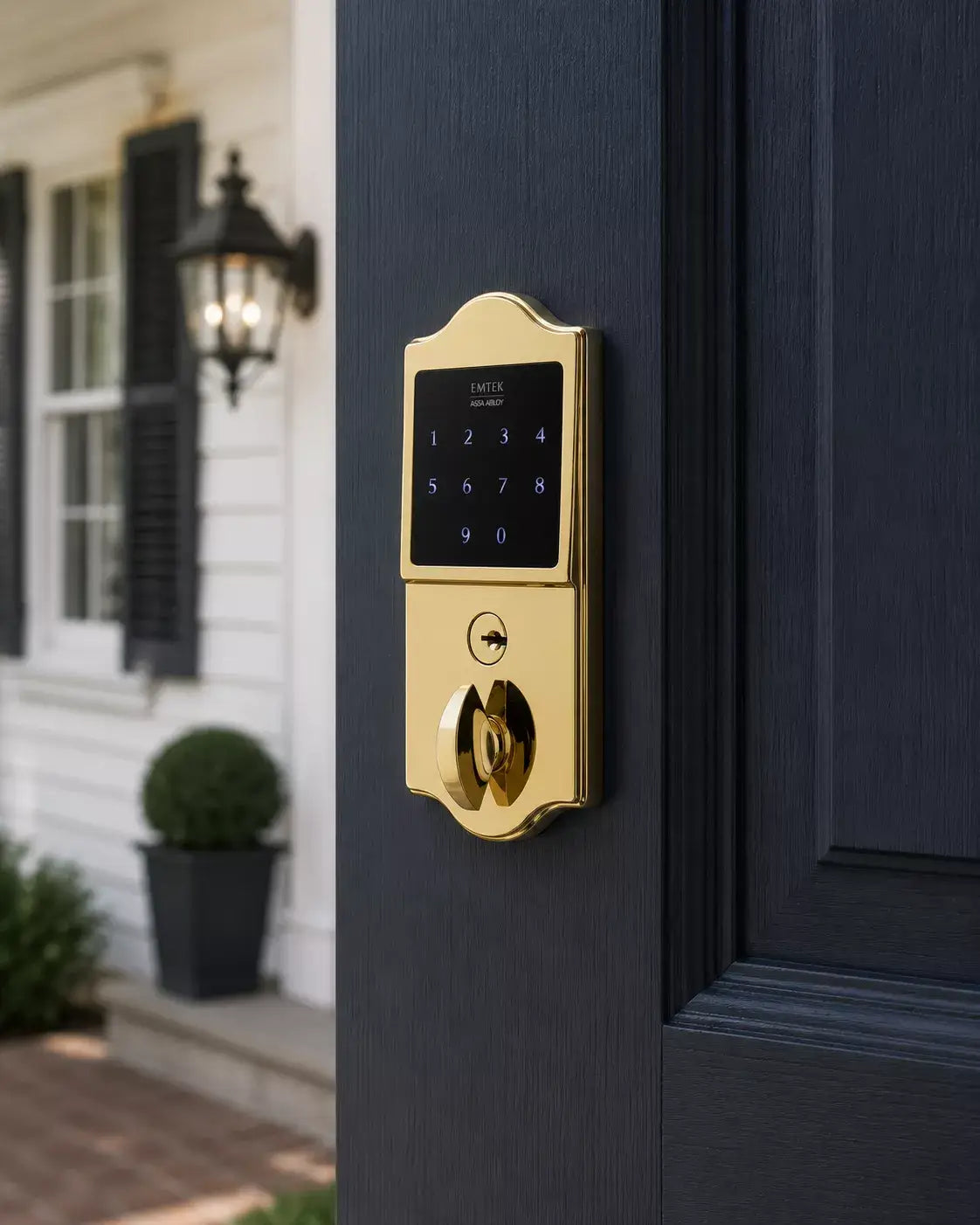 Emtek EMTouch Classic Electronic Touchscreen Keypad Deadbolt in finish