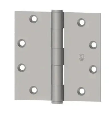 Hager 4" x 4" Full Mortise Five Knuckle lain Bearing Standard Weight Hinge Prime Coat