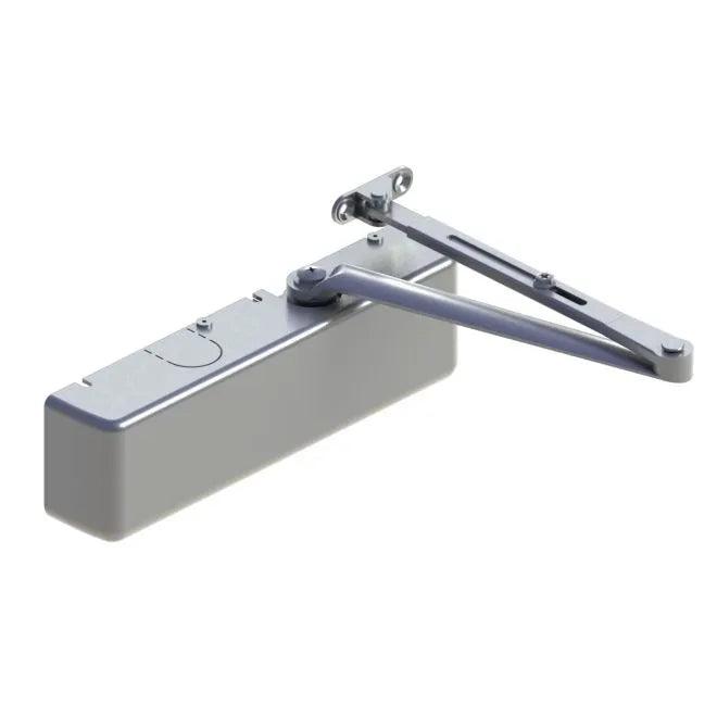 Hager Multi-Mount 1-6 Adjustable Regular Door Closer Aluminum
