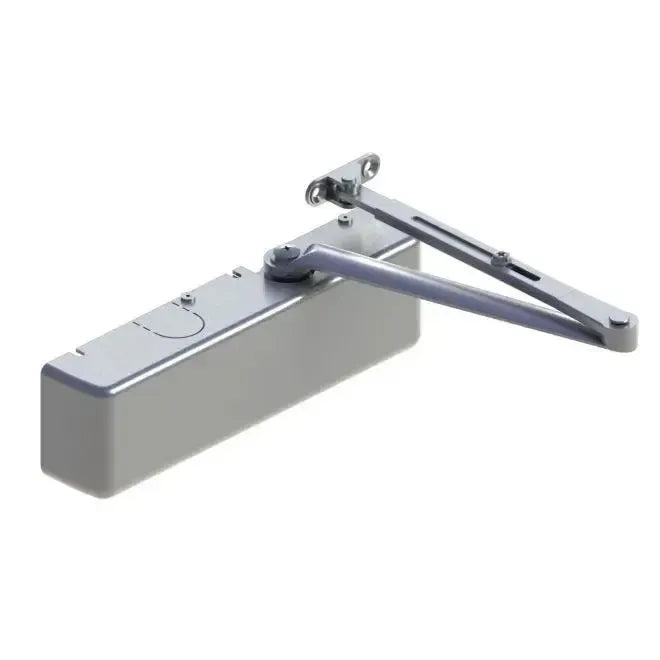 Hager Multi-Mount 1-6 Adjustable Regular Door Closer Aluminum