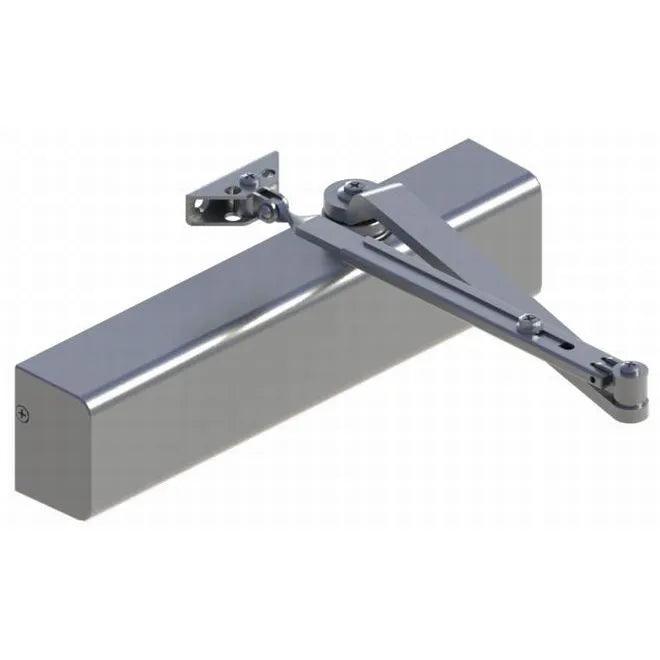 Hager Multi-Mount 1-6 Adjustable Regular Door Closer Aluminum