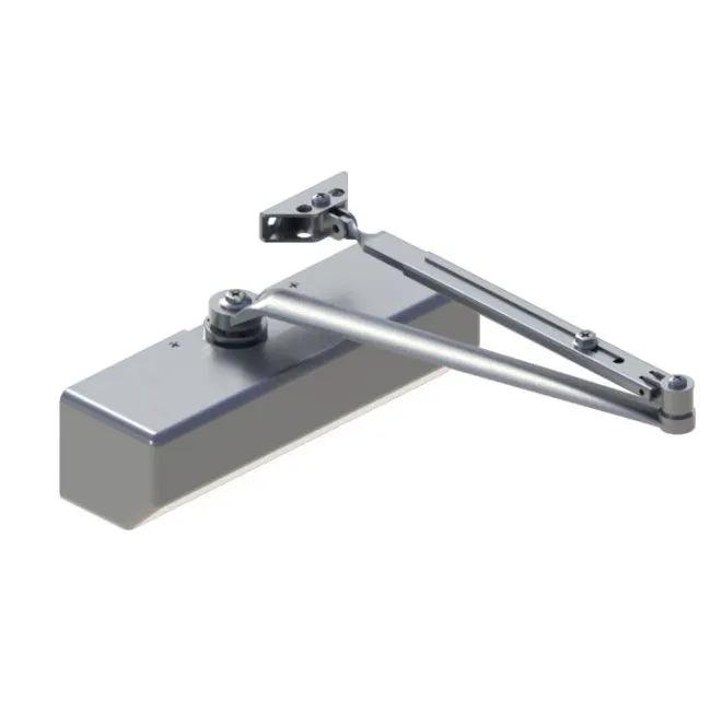 Hager Multi-Mount 1-6 Adjustable Regular Door Closer Aluminum