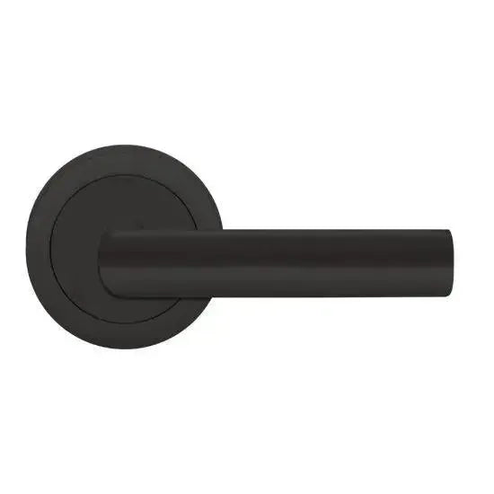 Karcher Design Iceland Right Handed Half Dummy Lever with Round 3 Piece Rosette in Cosmos Black finish