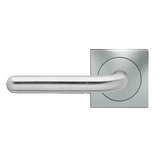 KarcherKarcher Design Lignano Steel Left Handed Half Dummy Lever with Square 3 Piece Rosette in