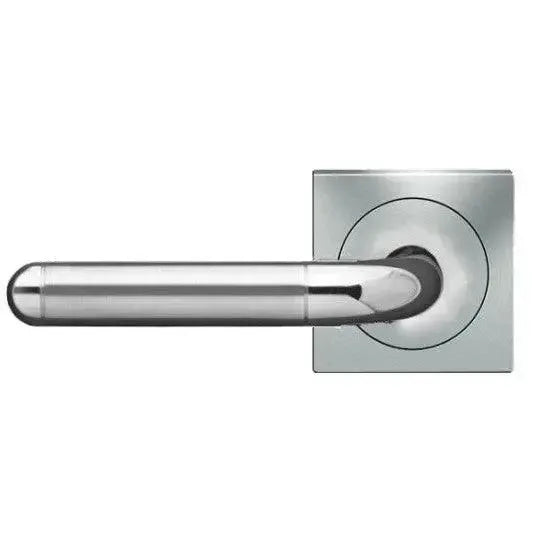 KarcherKarcher Design Lignano Steel Left Handed Half Dummy Lever with Square 3 Piece Rosette in