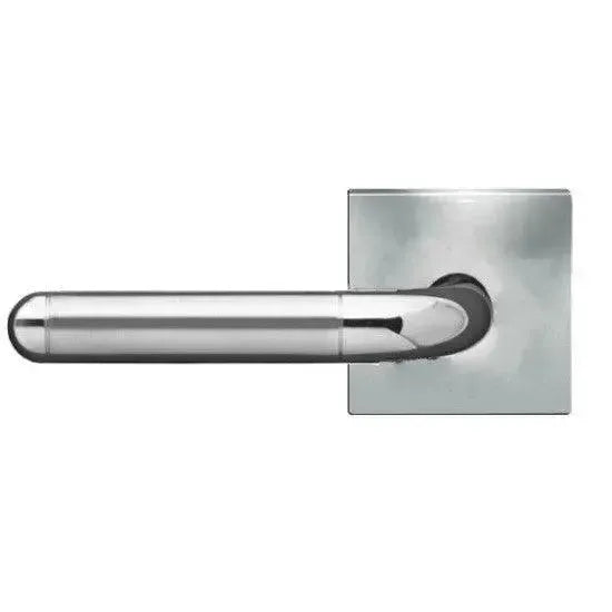KarcherKarcher Design Lignano Steel Left Handed Half Dummy Lever with Square Plan Design Rosette in