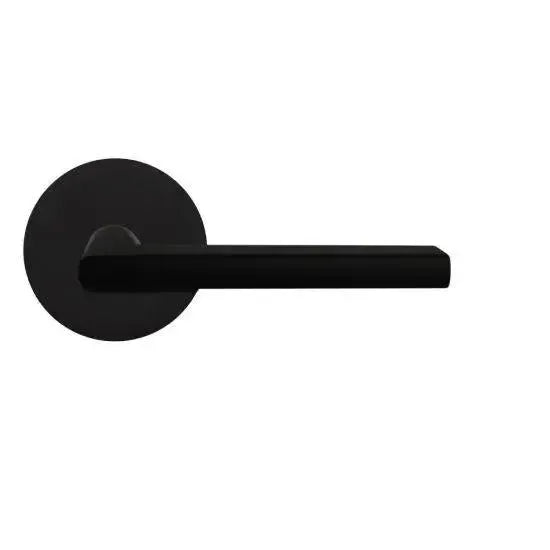 KarcherKarcher Design Montana Privacy Lever with Round Plan Design Rosette-2 ⅜″ Backset in