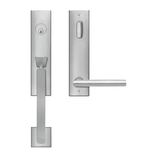 KarcherKarcher Design Single Cylinder Entry Set Grip with Interior Verona Lever in