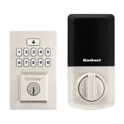 Kwikset Contemporary SmartCode Keypad Electronic Deadbolt with SmartKey