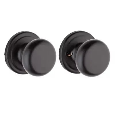 Kwikset Hancock Knob in Matte Black finish