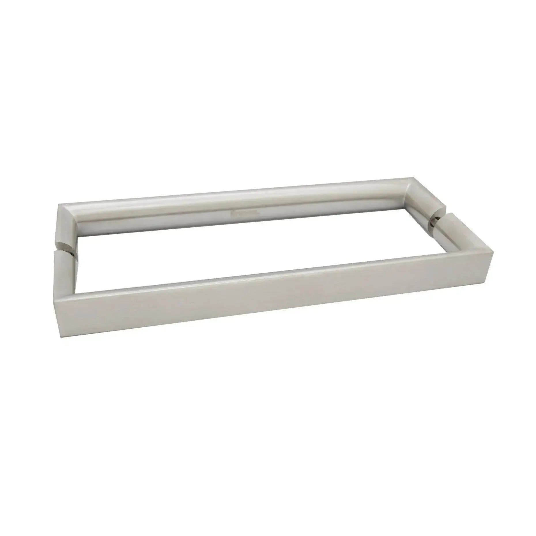 Linnea AP-2092 Back-to-Back Handle Appliance Pull, Glass Mounting in Satin Stainless Steel finish