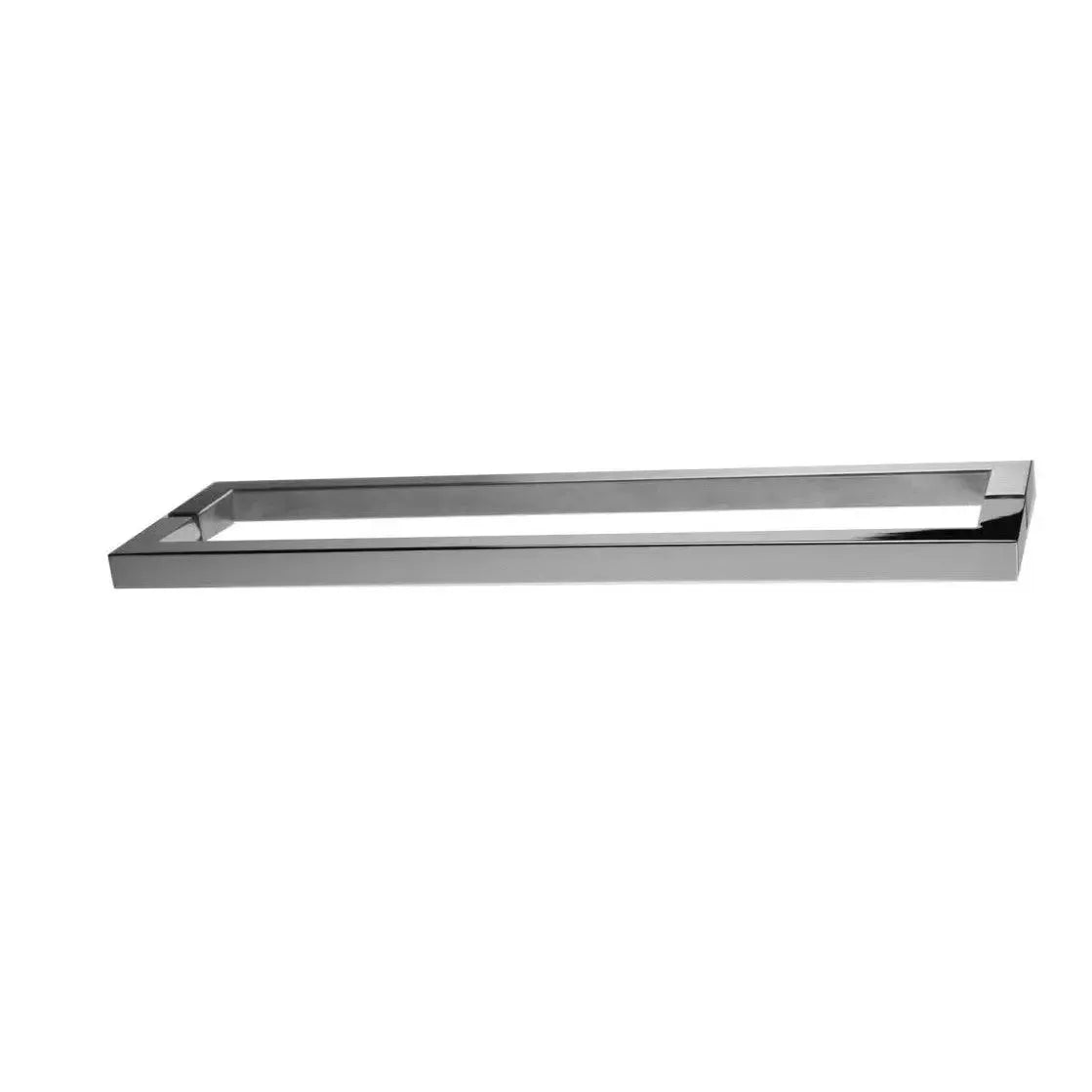 Linnea AP-244 Back-to-Back Handle Appliance Pull, Glass Mounting in Polished Stainless Steel finish