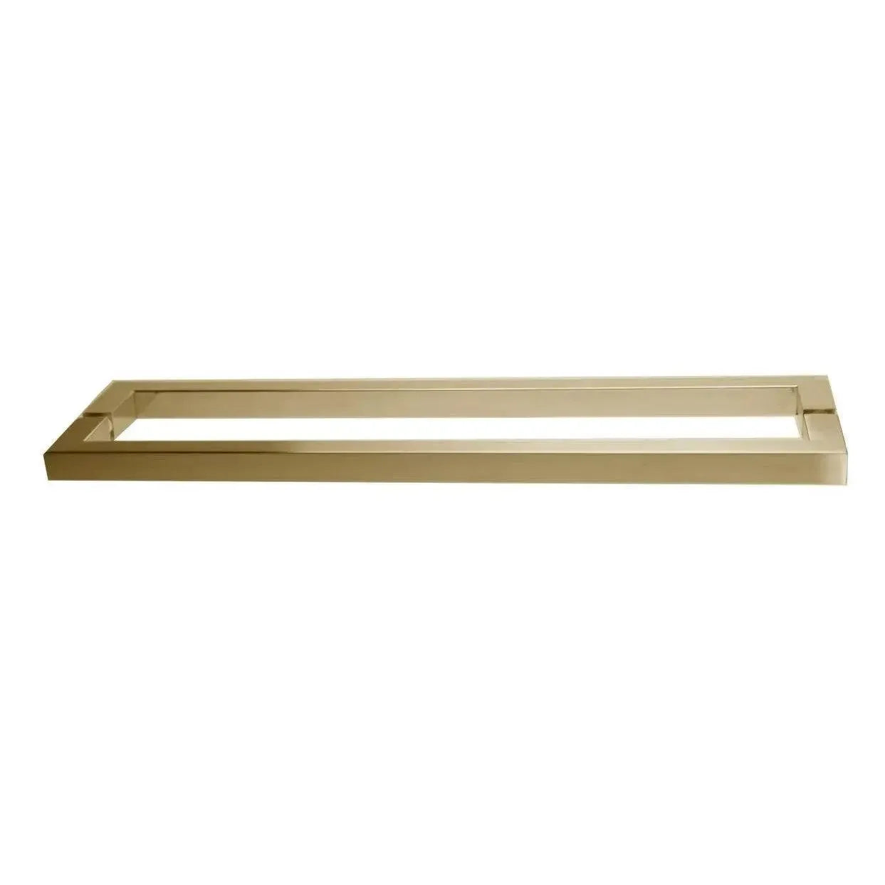Linnea AP-244 Back-to-Back Handle Appliance Pull, Wood Mounting in Satin Brass finish