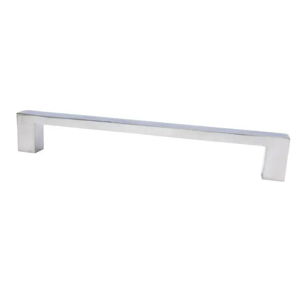 Linnea AP-2525 Through Bolt Wood Mount Appliance Pull in Polished Stainless Steel finish