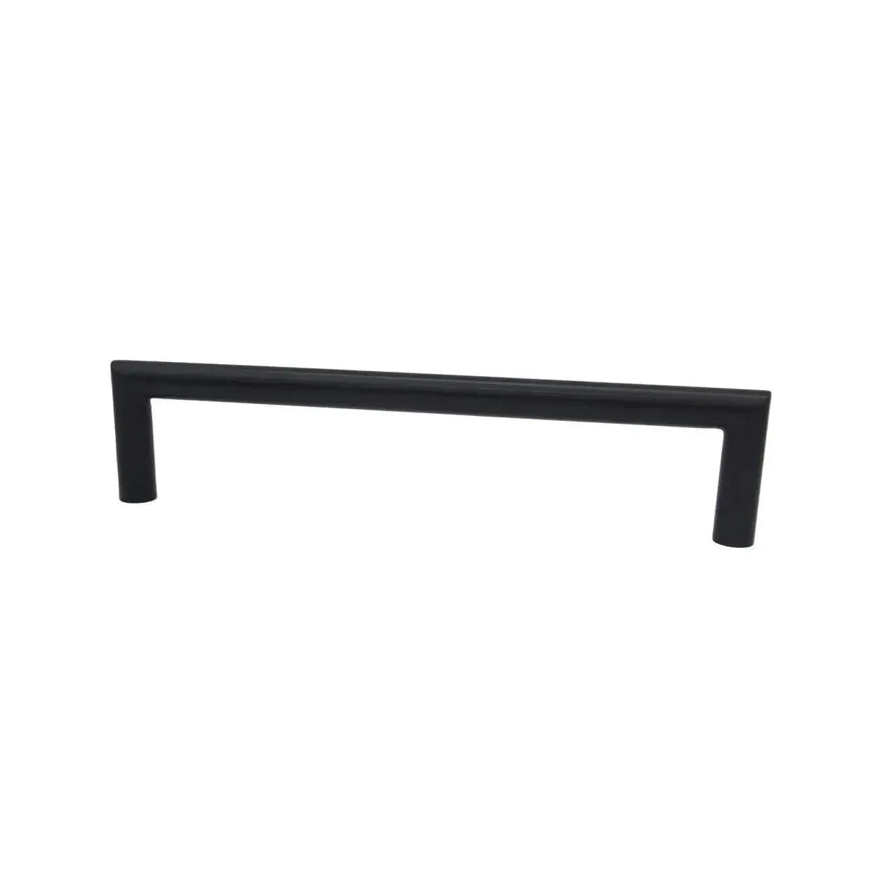 Linnea AP-255 Through Bolt Glass Mount Appliance Pull in Satin Black finish