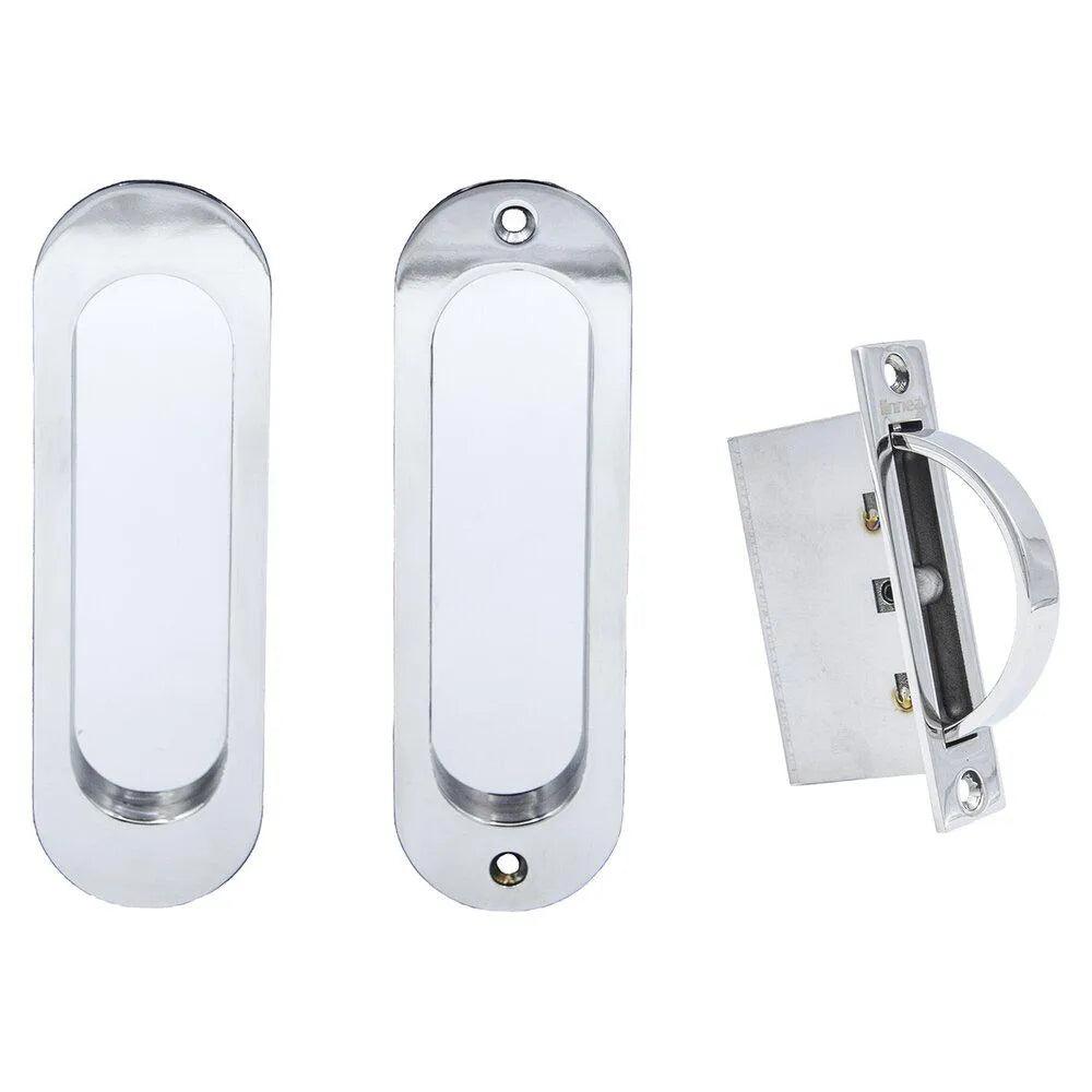 LinneaLinnea PL160R Round Passage Pocket Door Dummy Set in