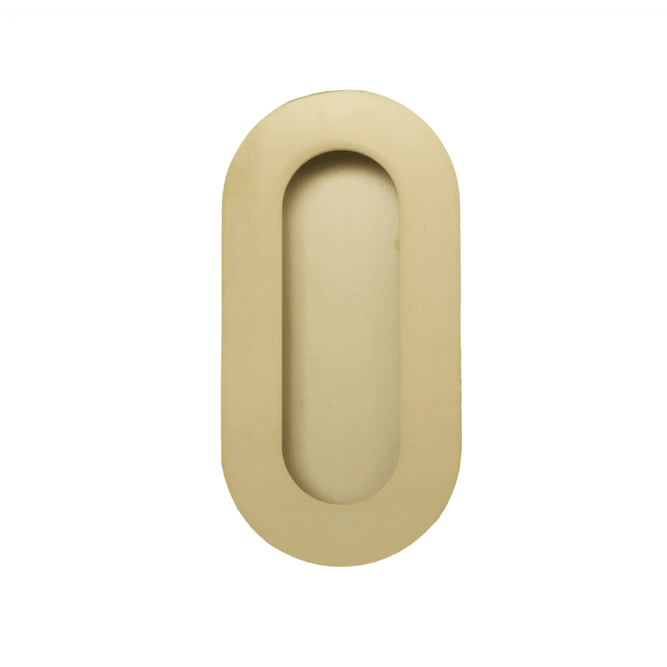 Linnea RPO-102 Recessed Cabinet Pull in Satin Brass finish