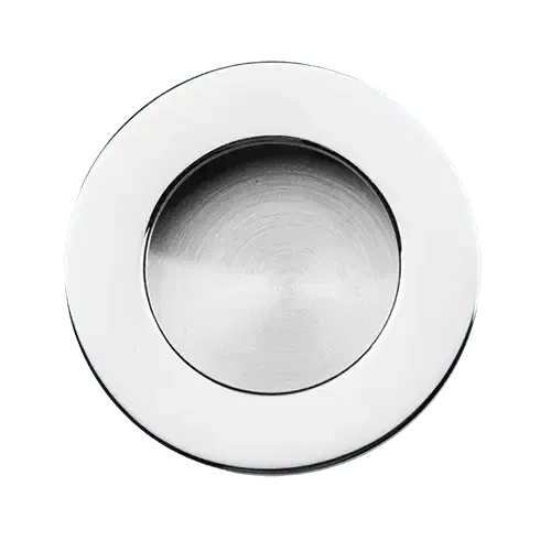 Linnea RPR-65 Recessed Cabinet Pull in Polished Stainless Steel finish