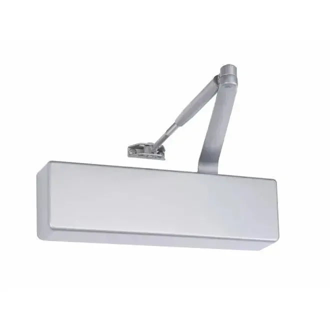 Norton Adjustable Heavy Duty Surface Mount Door Closer in Aluminum finish