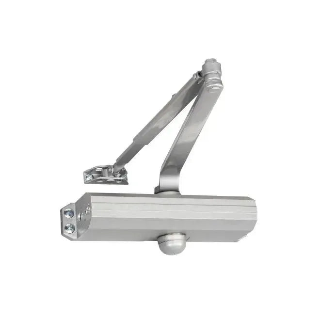 Norton Adjustable Medium Duty Surface Mounted Door Closer in Aluminum finish
