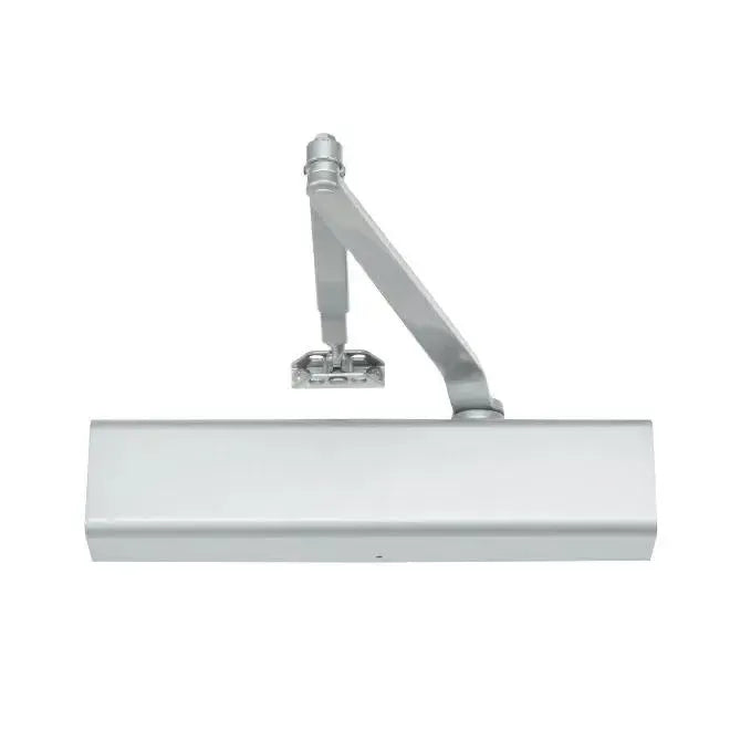 Norton Adjustable Surface Mount Door Closer With Full Cover in Aluminum finish